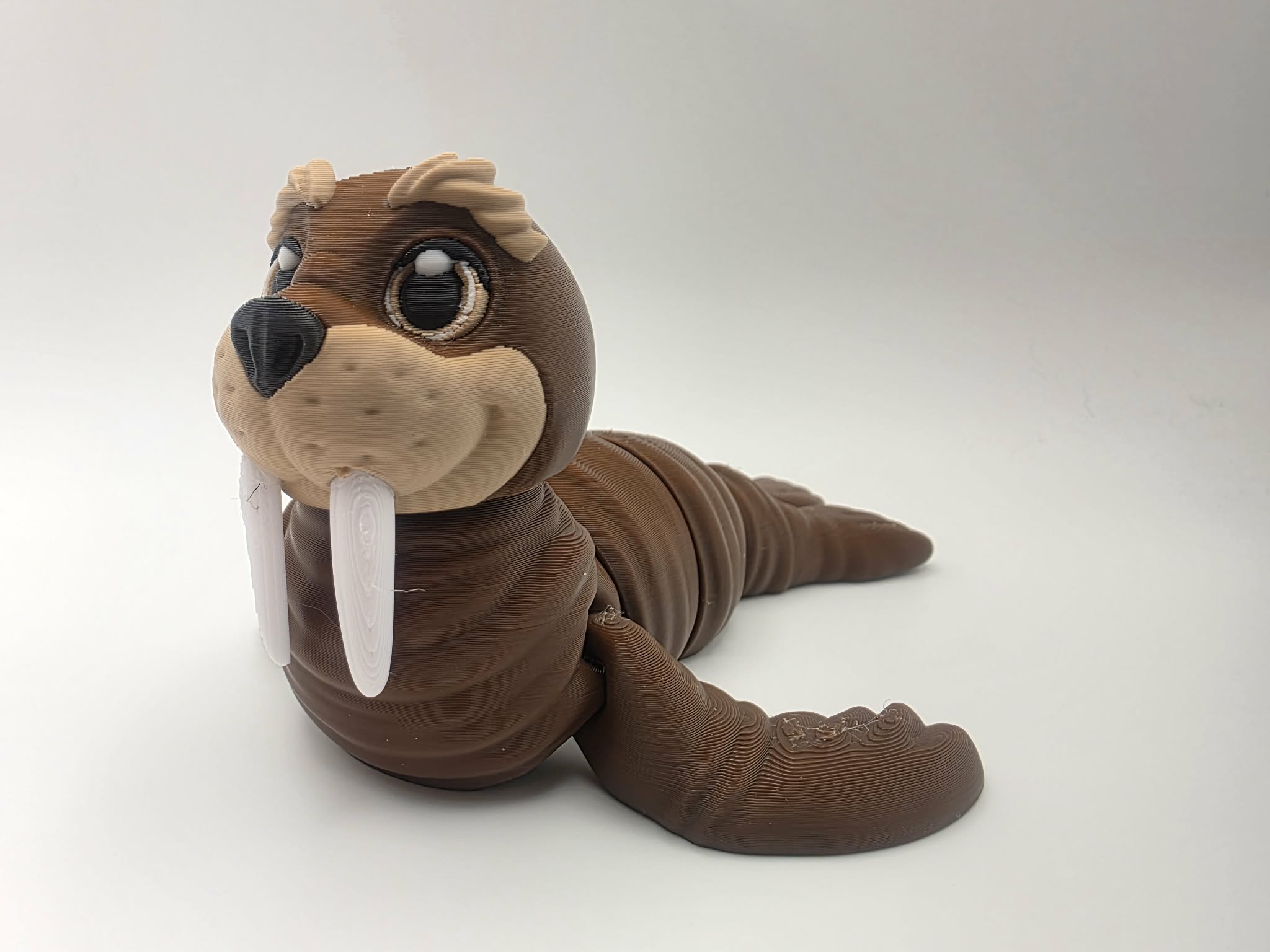 Walrus - Standard - 6" Long x 5.5" Tip of Flapper to Tip of Flapper x 3" Tall 3D print product image