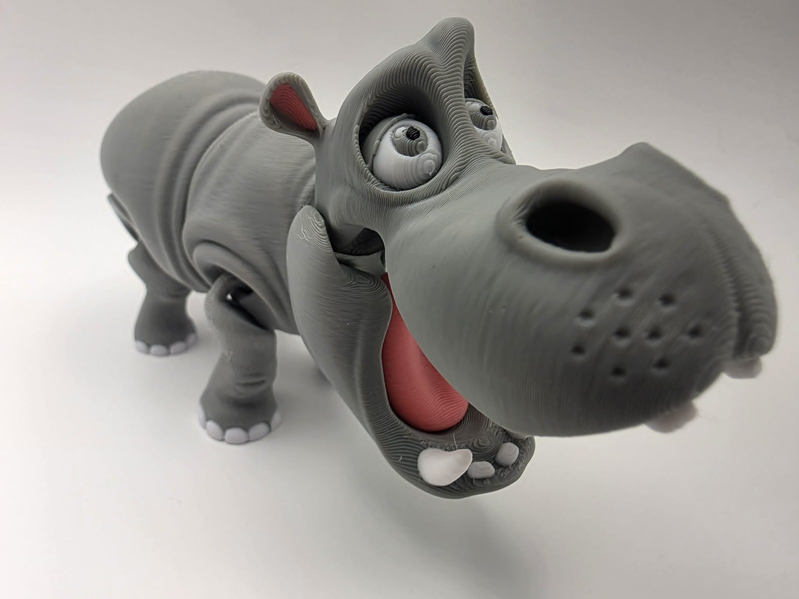 Hippo - Standard - 5" Long x 2" Wide x 3" Tall 3D print product image