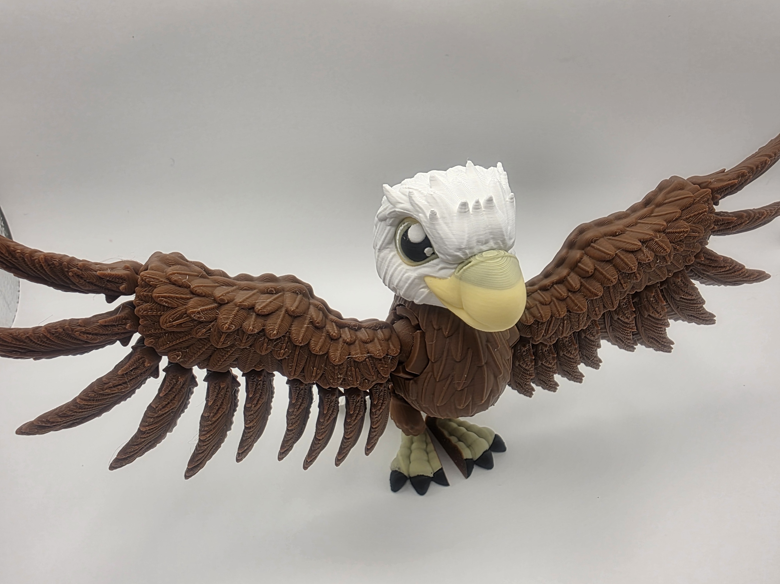 Eagle - Large - 4" Chest to Tail x 5" Tall x 9.5" Wing Spread 3D print product image